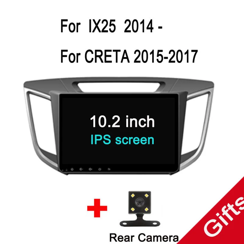 Четырехъядерный 10 1 &quotAndroid для Hyundai IX25 / CRETA автомобильный Радио DVD навигационный