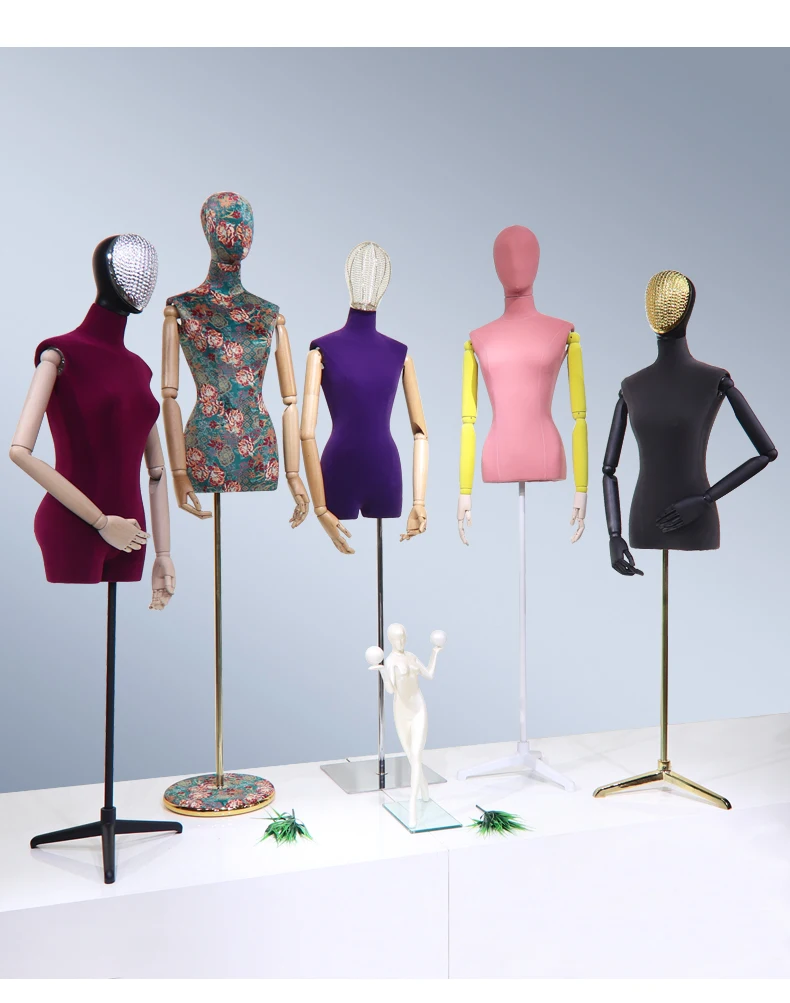 Different Style Fashion Flexible Hand Model Dressmaker Mannequin On