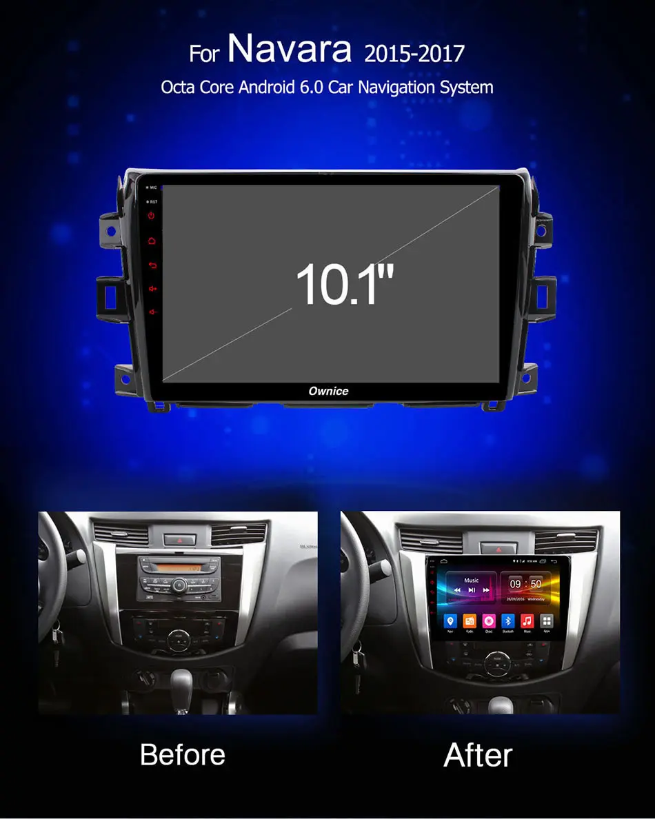 Clearance Octa 8 Core 10.1" IPS Car GPS DVD Navi Player Radio 4G RAM 32G ROM Android 9.0 For Navara 2015 2016 2017 Car Audio DSP CarPlay 2 Clearance Octa 8 Core 10.1" IPS Car GPS DVD Navi Player Radio 4G RAM 32G ROM Android 9.0 For Navara 2015 2016 2017 Car Audio DSP CarPlay 2