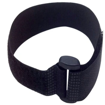 

10pcs 20x300mm Self Adhesive Reusable Cable Tie Reverse Buckle Velcro Strap