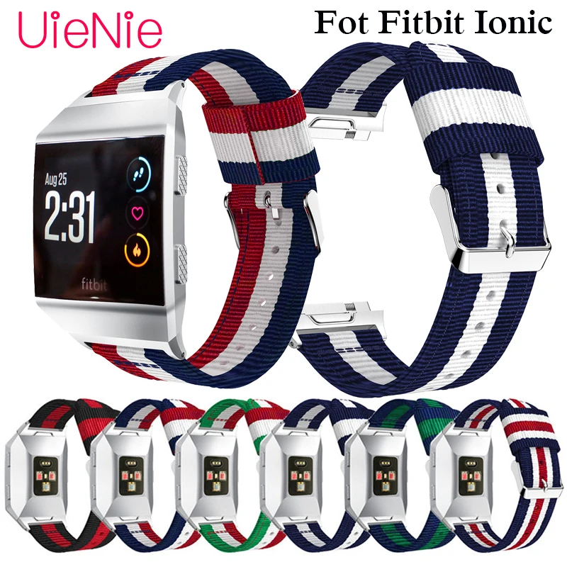 

For Fitbit Ionic Fashion/Classic nylon leisure replacement watch strap For Fitbit Ionic smart watch wristband accessories