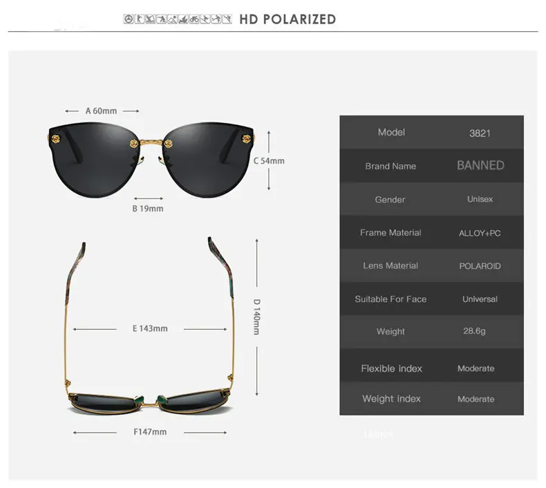 HD поляризационные солнцезащитные очки крутые летние модные брендовые новые женские высококачественные дизайнерские УФ солнцезащитные очки oculos de sol Дамские солнцезащитные очки