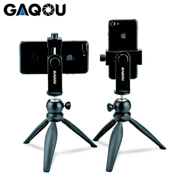 

GAQOU Mini Flexible Tripod for Phone with Mount Adapter Stand Monopod for Gopro Nikon DSLR Camera Mobile Octopus Tripods