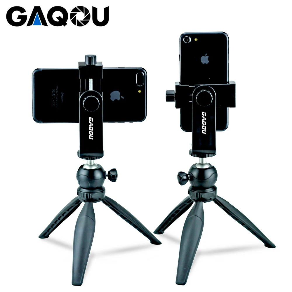 GAQOU Мини Гибкий штатив для телефона с креплением адаптер подставка монопод Gopro Nikon