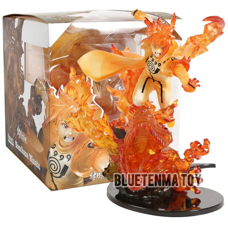 

Hokage Anime Figure Statue Flame Namikaze Minato PVC Limited Edition Action Collection Model Toys