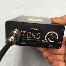 Лучшая цена, цифровая паяльная станция, регулятор температуры+ штепсельная вилка европейского стандарта, температура 180-435 градусов+ ручка T12 138x88x38 мм