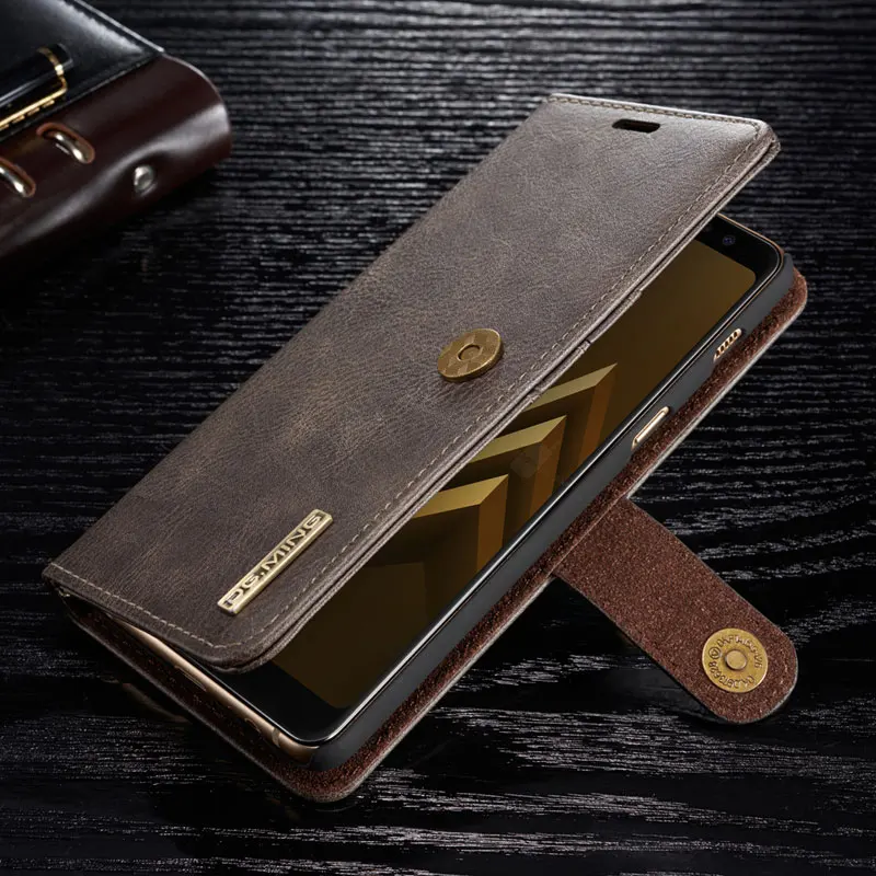  For Samsung A50 A40 A70 Phone Case Magnet Genuine Leather Wallet Stand Cover Fundas For Samsung Gal