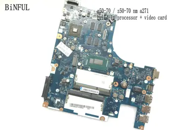 

BiNFUL AVAILABLE 100% working, ACLU1 / ACLU2 NMA271 FOR LENOVO G50-70 LAPTOP MOTHERBOARD BUILD-IN I7 PROCESSOR +VIDEO CARD