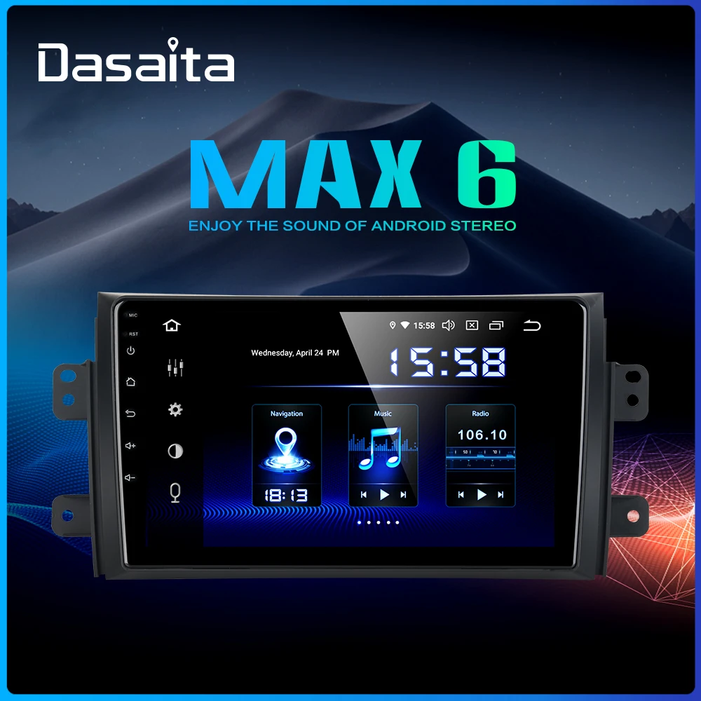 Дешево Dasaita Android 9,0 автомобиля 1din 9