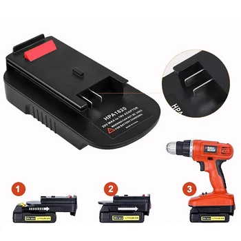 

Hot 1pc 20V Battery Adapter For Black Decker 18V Tools Convert Black Decker Set Tool