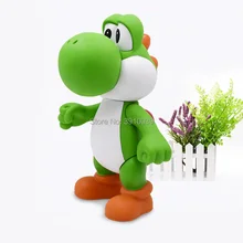 22cm Green Yoshi Mario Luigi Action Figures Doll 23cm Big Size Cartoon Anime PVC Collection Model Toys Free Shipping free shipping sexy 9 one piece anime p o p cp9 kalifa boxed 22cm pvc action figure collection model doll toys gift