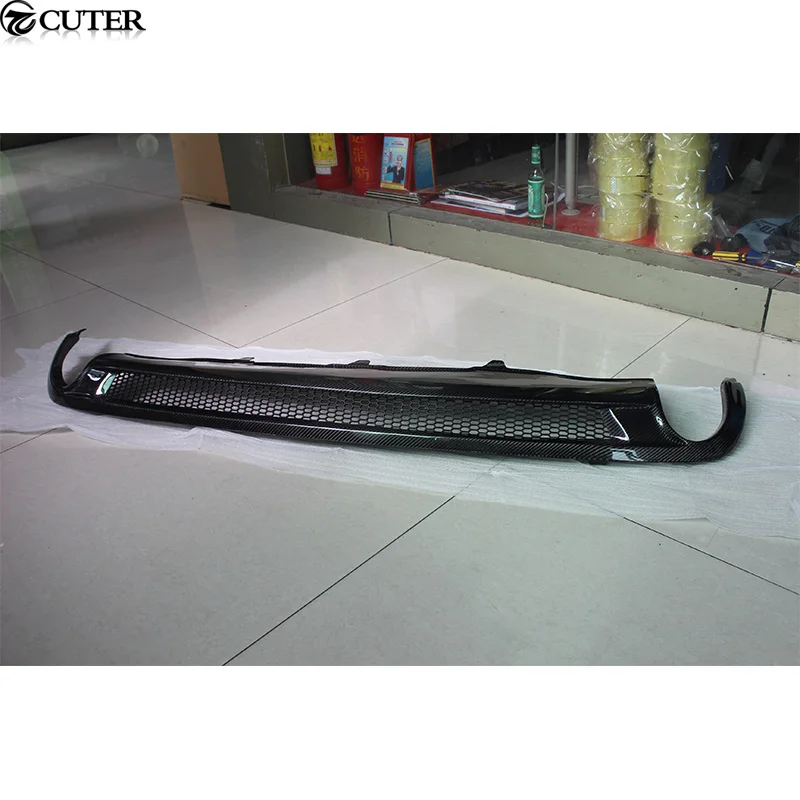 

A6 C7 S-LINE Style carbon fiber Rear Bumper Lip Diffuser For Audi A6 C7 SLINE 12-16