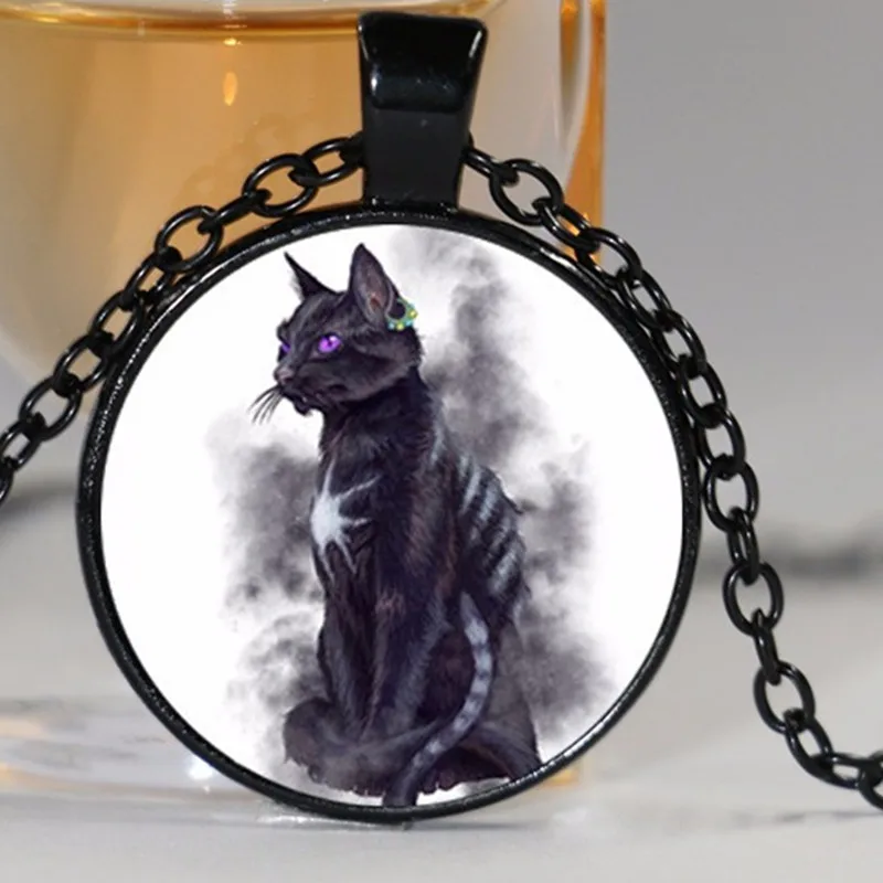 1 шт./лот подвеска круглой формы Cat Sidhe мифологическое ожерелье бронзовое