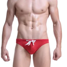 Летняя мужская сексуальная одежда для купания сплошной купальник с узором Трусы на шнурках шорты мужские плавки ASD88