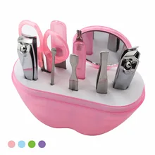 8 in 1 Perfect Nail Art Manicure Tools Set Nails Clipper Scissors Tweezer Knife Ear Pick Utility Manicure Sets Y1-5