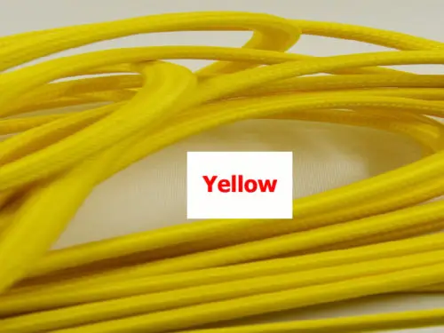 2 м, 3 м, 5 м или 10 м/лот VDE сертифицированный 2 ядра круглый текстильный Электрический провод цветной плетеный провод тканевый кабель винтажная лампа шнур питания - Цвет: yellow color