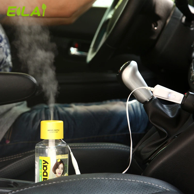 

USB Mini Humidifier Bottle caps Aroma Air Purifier Ultrasonic Humidifier Aroma Diffuser Mist Maker For Home ABS 5V 2W