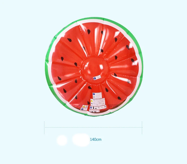Huge swimming ring pool vison inflatable party toys air diameter 1.4m watermelon bed float accessories tube Beach  (5)
