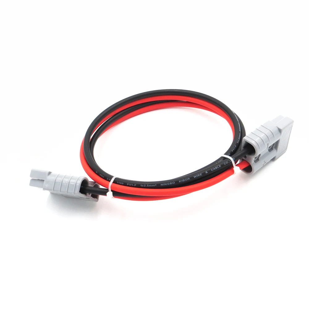 

battery power Connect wire SMH 0.3m 1m 2m 3m 5m 10m Plug 50A 600V Extend cable solar Connector 14/12/10awg ups power SH50