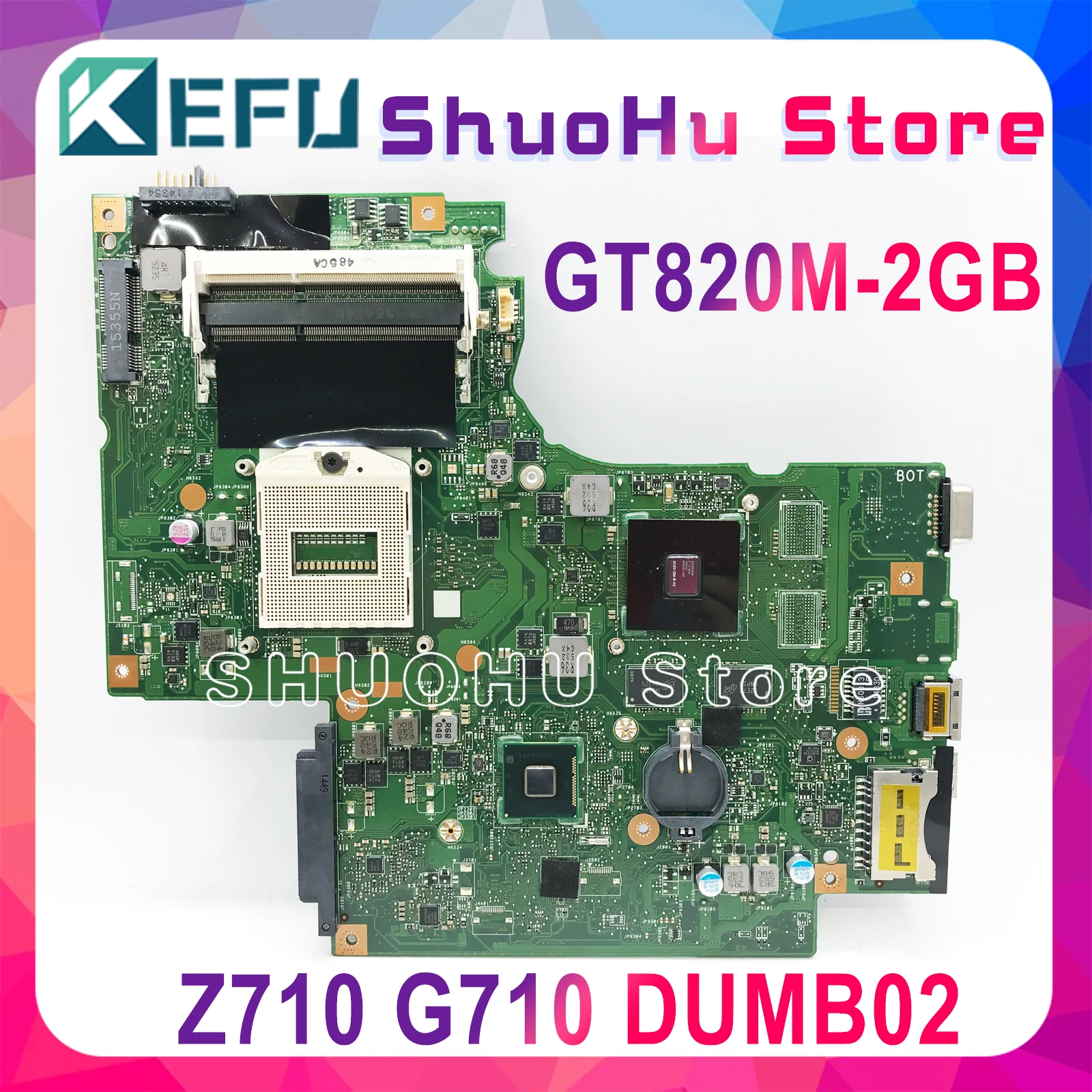 Материнская плата KEFU дамб02 REV: 2 1 Для Lenovo G710 Z710 материнская ноутбука графическая