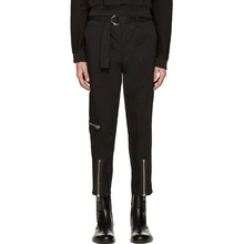 27-44 новая мужская одежда современный стилист волос мода молния сплайсинга повседневные брюки плюс размер певица костюмы