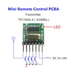433 Mhz Wireless Receiver and Transmitter Remote Control Learning Code 1527 Decoding Module 4 Ch output With Learning Button ► Photo 2/6