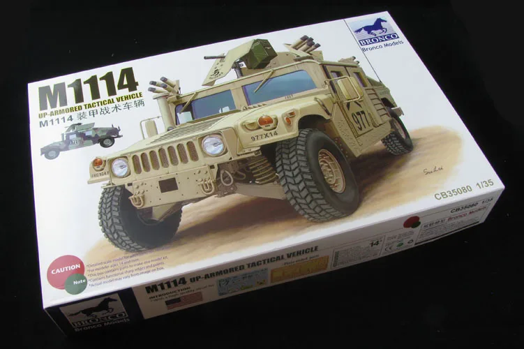 BRONCO CB35080 1/35 M1114 Up-Armored Tactical Vehicle-Scale модельный комплект