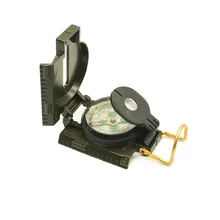 Портативный складной объектив американский многофункциональный военный зеленый Мини Кемпинг скалолазание открытый инструмент с компасом