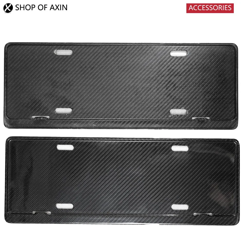 General License Plate Frame (2pcs, Carbon Fiber) For MINI Cooper R50
