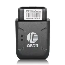 OBD2 OBD GPS tracker TK206 2 Tiempo Real GSM de Banda Cuádruple Vibración de Alarma antirrobo GSM GPRS Mini GPRS de seguimiento OBD II coche gps