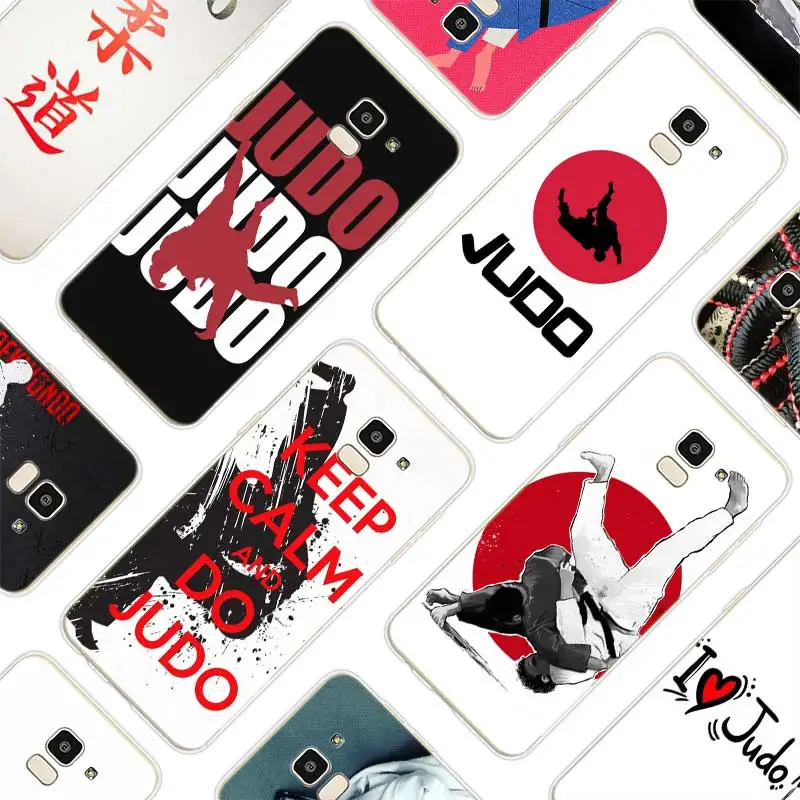 

Silicone Soft Phone Case Judo Taekwondo For Samsung Galaxy j8 j7 j6 j5 j4 j3 Prime Plus 2018 2017 2016