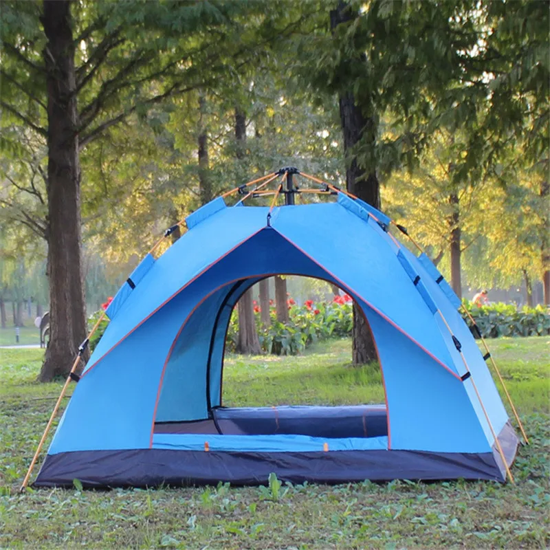 Outdoor High-quality Tents 3-4 People Automatic Tents Singer Anti-torrento Man Camping Tents Multi-functional Tent