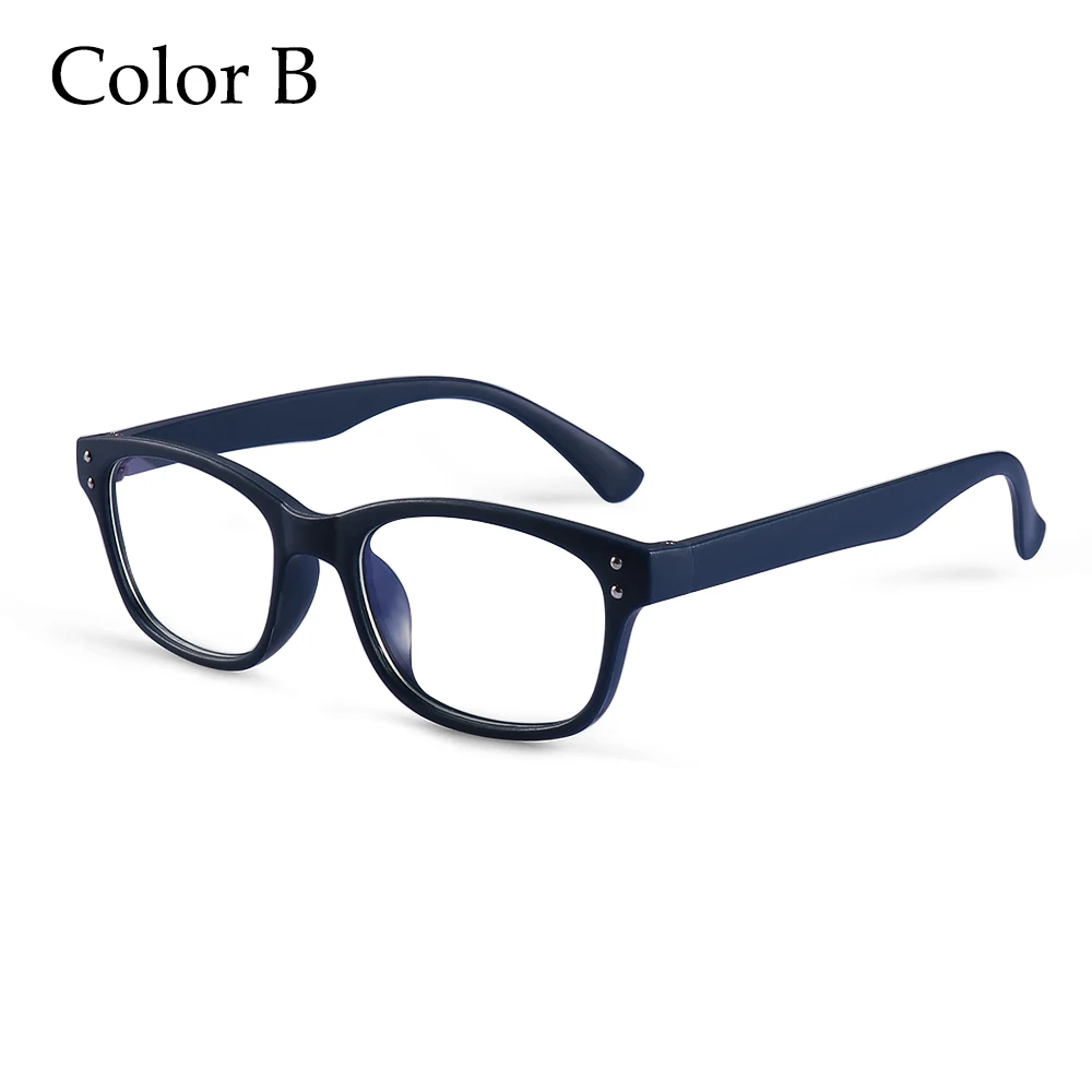 1 шт., унисекс, анти-голубые лучи, компьютерные очки, глаза, радиационная защита, очки, анти-УФ, плоские зеркальные очки, PC очки - Frame Color: 1-B