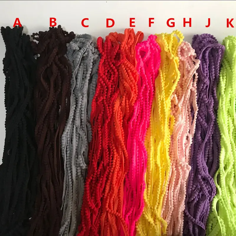 Hot-Sale-5-Yards-Pom-Pom-Trim-Ball-10-mm-MINI-Pearl-Pompom-Fringe-Ribbon-Sewing