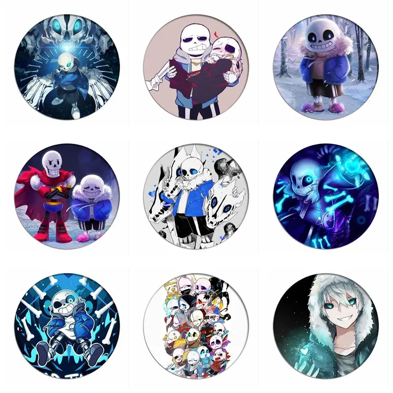 Игры Undertale Sans Значки для косплея Папирус брошь одежда Значок Череп Brother коллекция