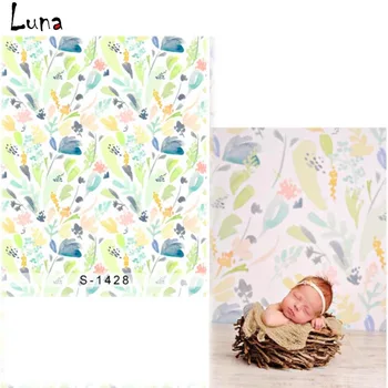 

MEHOFOTO Drawing Leaf Vinyl Photography Background For Children Flower New Fabric Flannel Background For photo studio 1428