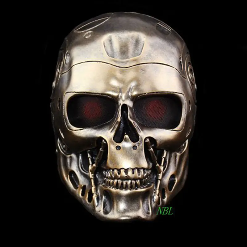 

Horror COS Terminator Helmet Masks Halloween CS Paintball Ghost Creepy Resin Mask Masquerade Skull Movie Party Cosplay Props