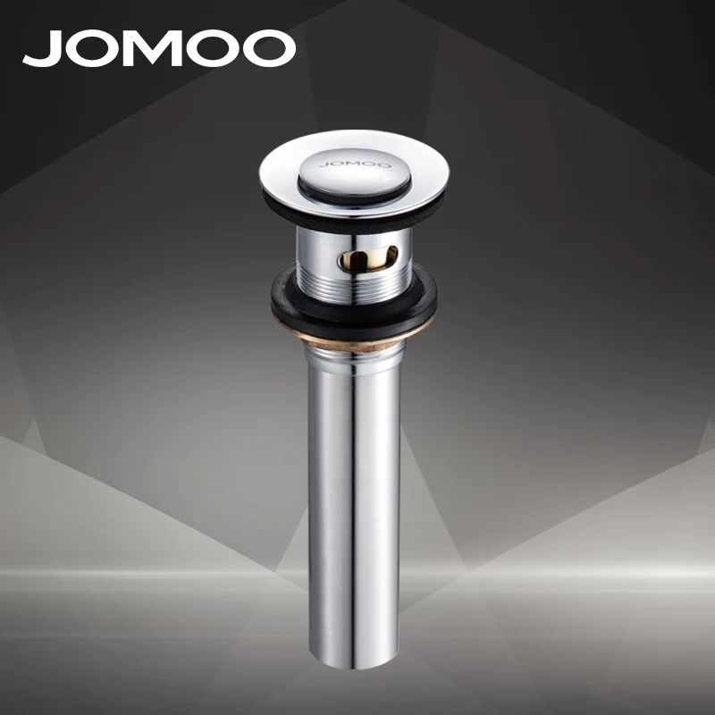 

JOMOO Bathroom Lavatory Sink Pop Up Drain with overflow/spillway hole basin sink use Chrome Finish Sink Vanity Drain 91103