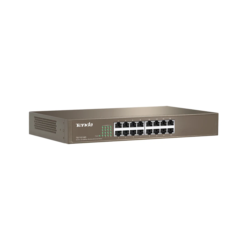 New 16 10 100M Base T Ethernet network Switch