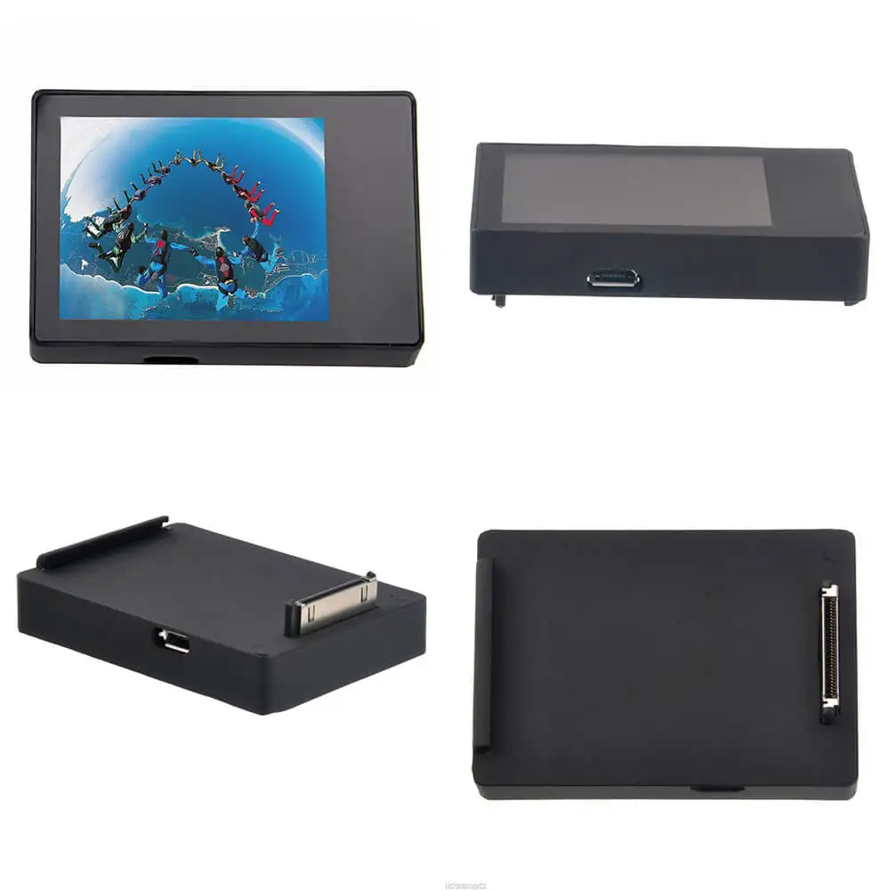 Gopro Hero 3 Accessories 60M Underwater Waterproof LCD Version Housing Case+Gopro LCD BacPac Display Screen For Gopro Hero 3 (5)