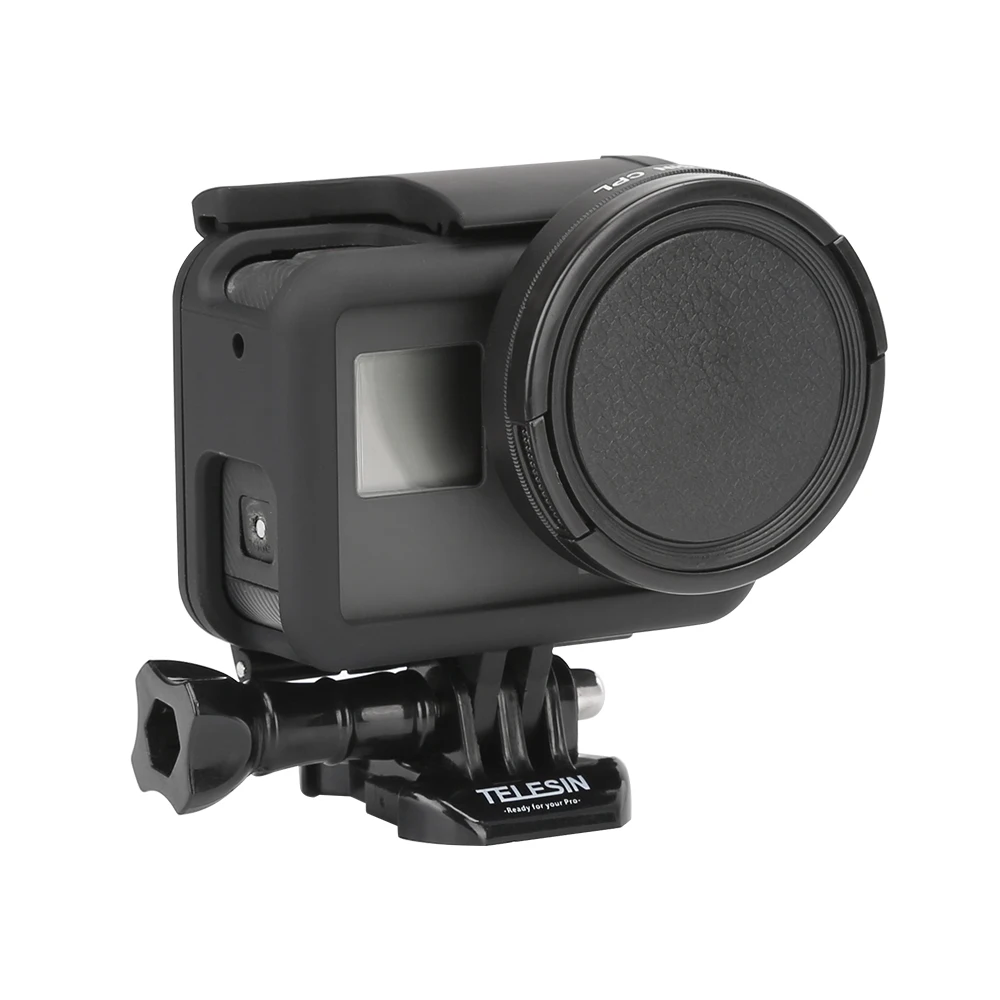 Для Go Pro поляризационный фильтр круговой CPL объектива + крышка для GoPro Hero 5 6 7