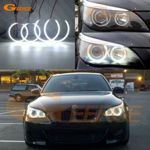 For BMW E60 E61 525I 530I 545I 550I M5 Xenon Headlight 2003-2007 Excellent Ultra bright illumination smd led angel eyes kit for ford c max mki 2008 2009 2010 xenon headlight excellent angel eyes ultra bright illumination ccfl angel eyes kit halo ring