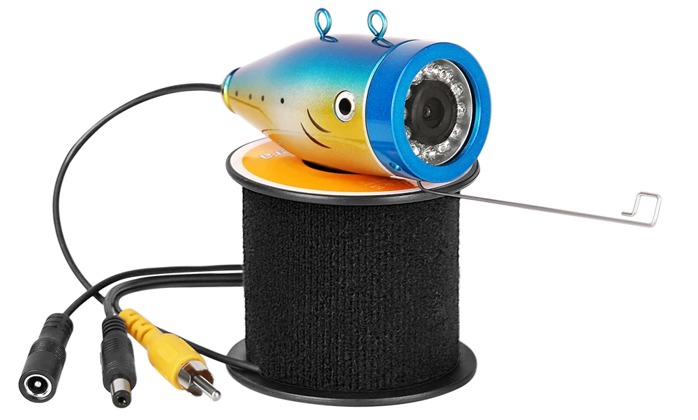 ViewEye 1000TVL инфракрасная подводная камера для рыбалки 9 дюймов рыболокатор Видео Рекордер DVR Видимый Fishcam Fishfinder 12 Светодиодный