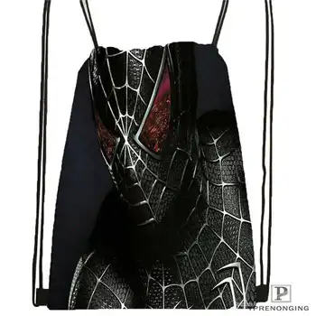 

Custom ultimate_spider_man Drawstring Backpack Bag Cute Daypack Kids Satchel (Black Back) 31x40cm#180611-03-124