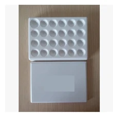 1 шт. Стоматологическая лаборатория смешивая поливочная пластина влажный лоток 24 ямы пластиковая пластина с пластиковой крышкой для остекления работы в стоматологической лаборатории