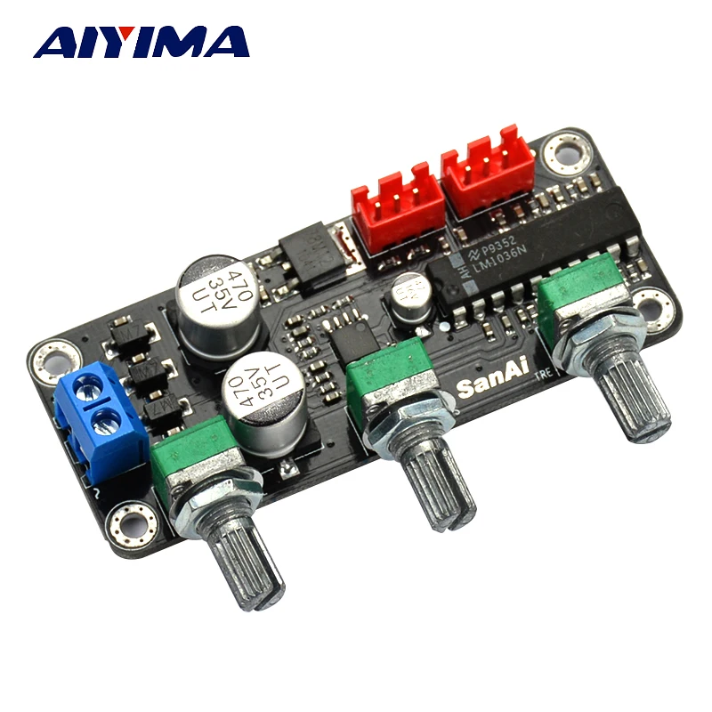 Aiyima LM1036N Tone Preamplifier Volume Control Stereo Board Amplifier Board With 4580 Low noise