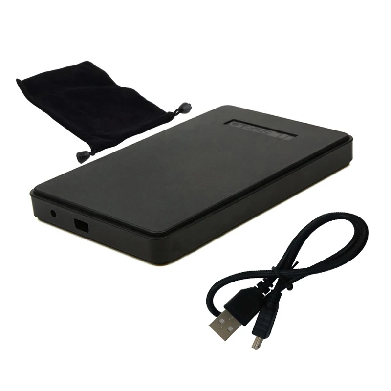 2," USB 2,0 SATA HD Box 1 ТБ HDD жесткий диск Внешний корпус чехол с поддержкой до 2 ТБ средство резервного копирования данных для ПК ноутбука