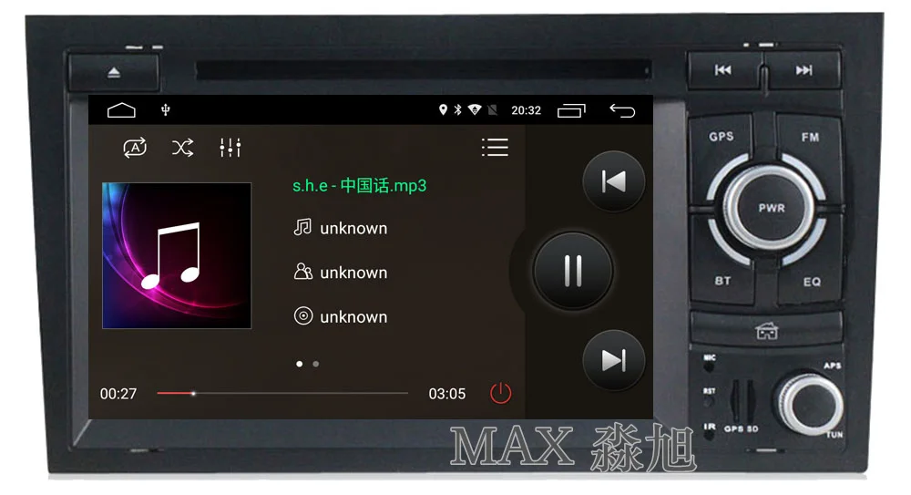 Clearance MAX For Audi A4 B6 B7 S4 2003-2011 Car Radio GPS Navigation System CD Player Bluetooth call/music SWC free map 4G Mirror Link 3