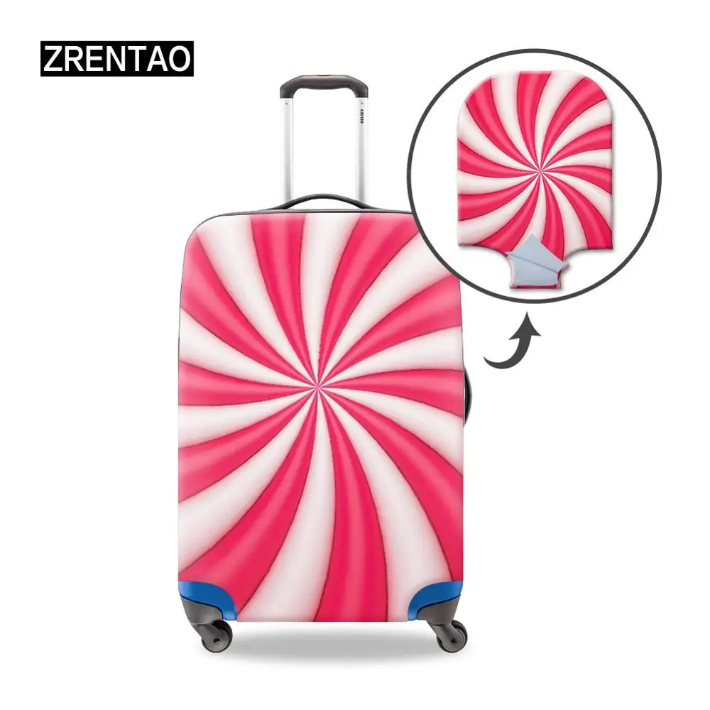 ZRENTAO Модный чехол для багажа прочный защитный чехол для путешествий чемодан стрейч чехол для чемодана для 18-21 дюймов - Цвет: DESIGN 1