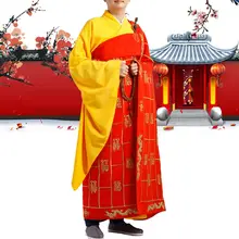 Платье с надписью «blessding», одежда для единоборств, cassocks, костюмы с драконами, буддой, буддисом, ткань Эббот